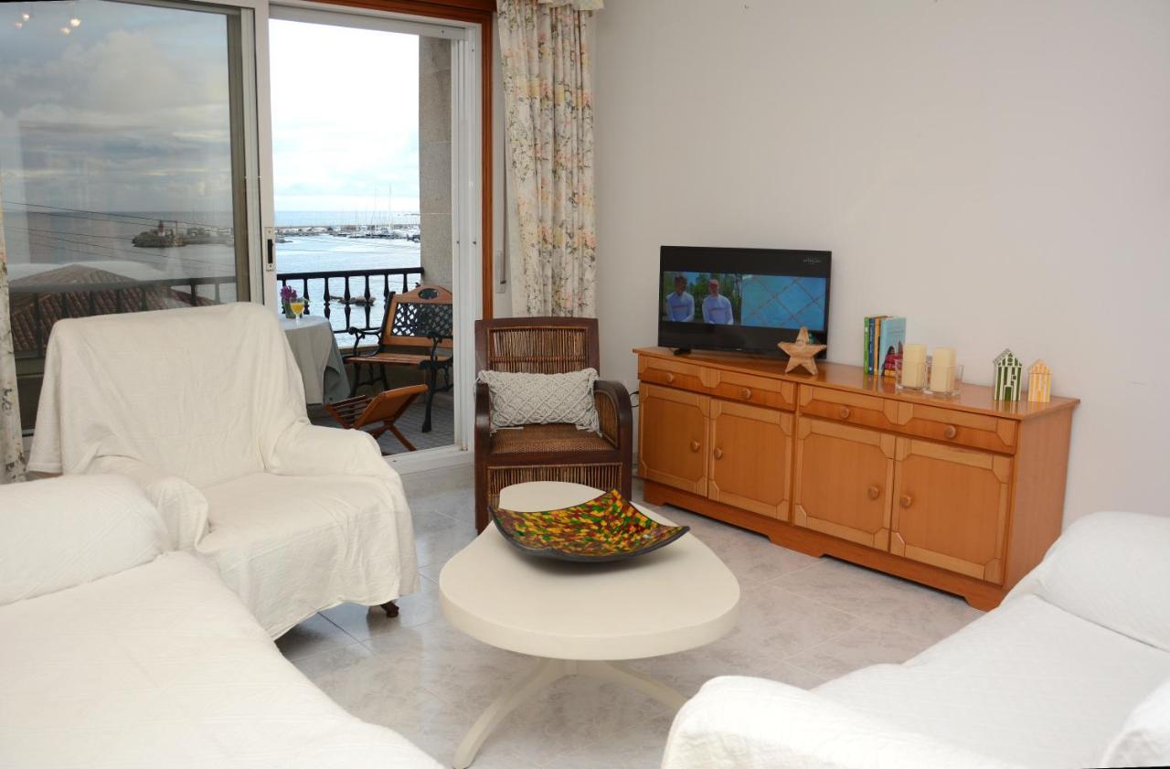 דירות סנשנשו Desconectaengalicia Mantela, Vistas Puerto Deportivo, 20M Playa מראה חיצוני תמונה